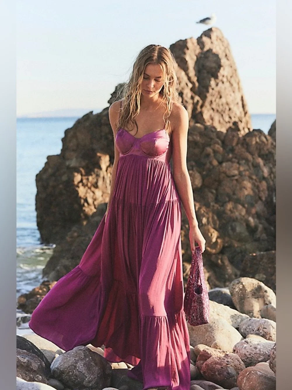 Free People Freya Bustier Maxi Dress